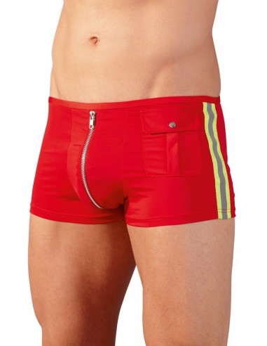 Short Rouge avec Zip Effet PushUp  