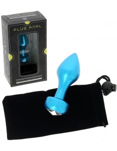 Plug anal bleu en aluminium...