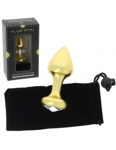 Plug anal doré en aluminium...