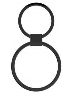 Double Cockring noir 2