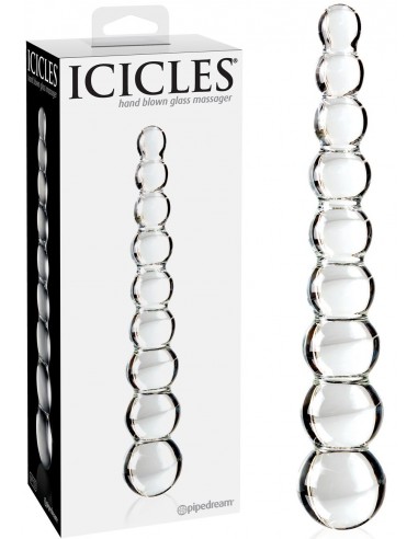 Double gode en verre Icicles No 02