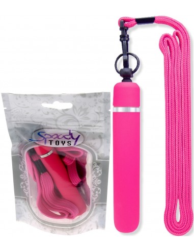 Collier rose avec stimulateur vibrant...