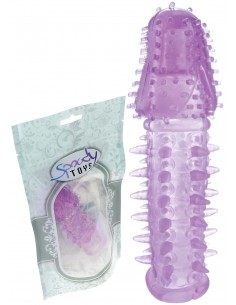 Gaine mauve à picots...