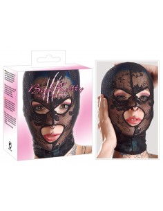 Cagoule noire ouverte en...