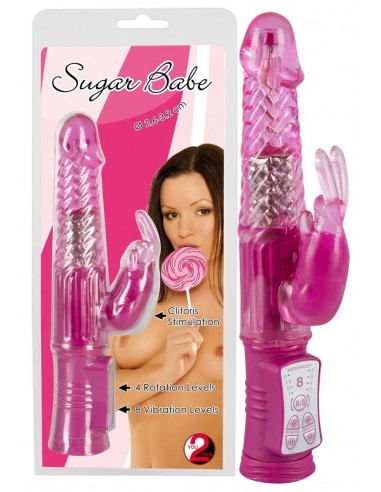 Vibromasseur Rabbit Sugar Baby pourpre