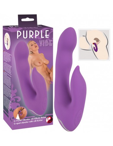 Vibromasseur ergonomique en silicone...