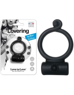 Anneau vibrant noir LoveRing