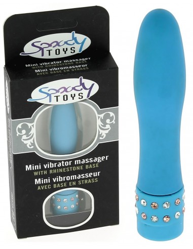 Vibromasseur Spoody Ten Diamond bleu