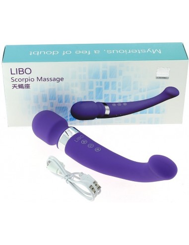 Vibromasseur rechargeable en silicone...