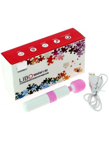 Stimulateur vibrant rechargeable rose...