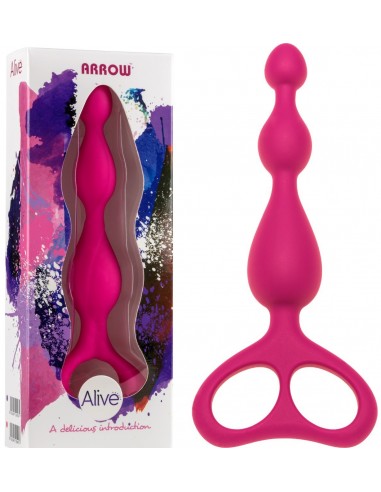 Gode Anal Arrow fushia  17 cm