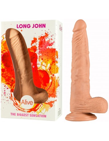 Gode ventouse Long John  22 cm