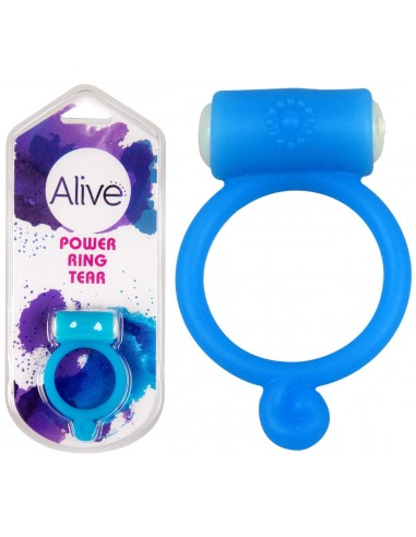 Anneau vibrant Power Ring Tear bleu