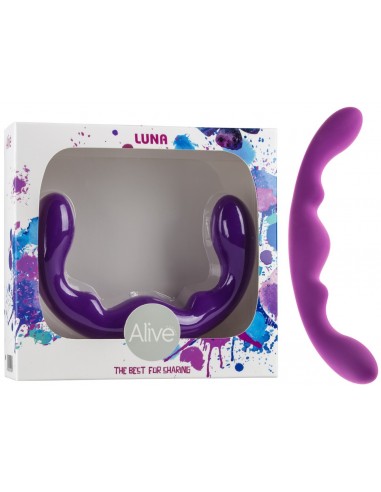 Double Dildo Luna en silicone