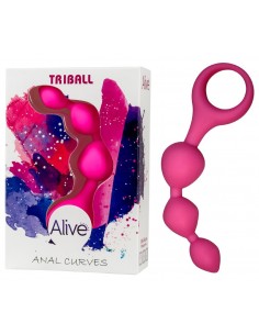 Dildo anal Triball rose