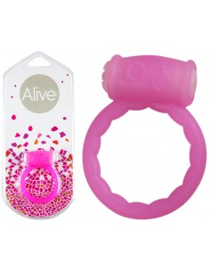 Anneau vibrant rose Power...