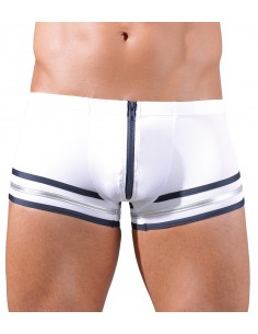 Boxer Marin Blanc Avec...