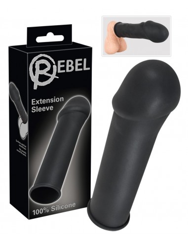 Gaine creuse en silicone Rebel  16 cm