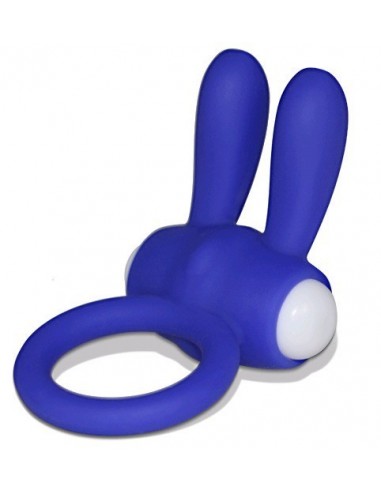 Anneau vibrant Power Clit Rabbit bleu