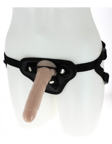 Gode ceinture anal réaliste  19 cm