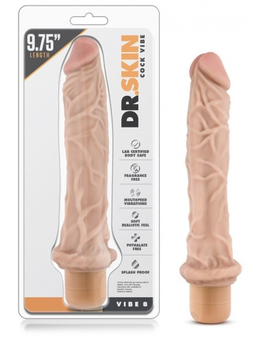 Vibromasseur Réaliste DR Skin N8  25 cm