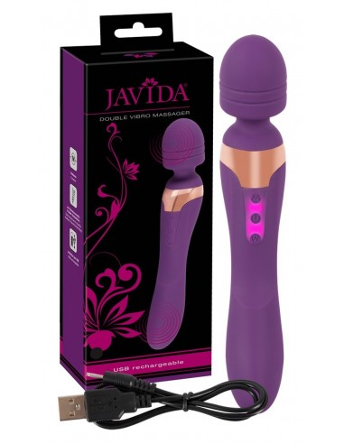 Vibromasseur Rechargeable Javida Double