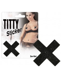 Sticker pour seins Titty X