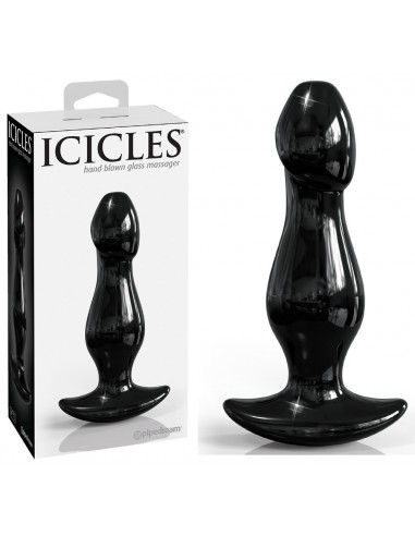 Plug en verre Noir  Icicles N71