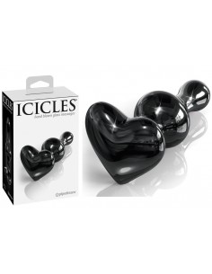 Plug en verre Noir  Icicles...