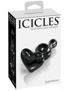 Plug en verre Noir  Icicles... 2