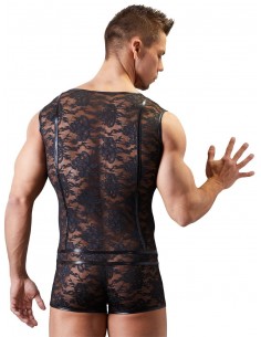 Combishort noir avec Zip   2