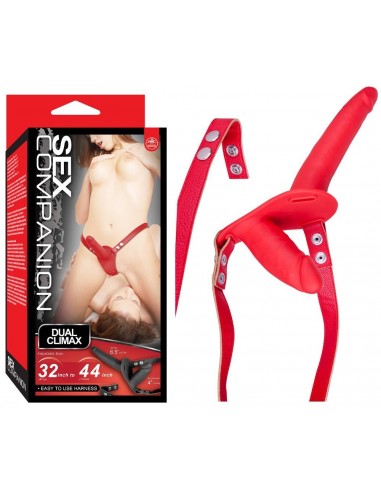 Double Gode ceinture Rouge Sex Companion