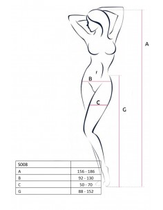 Collant Blanc Sexy S008   2