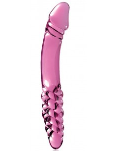 Double Gode en Verre Rose... 2