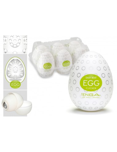 Boite de 6 Tenga EGG Clicker vert