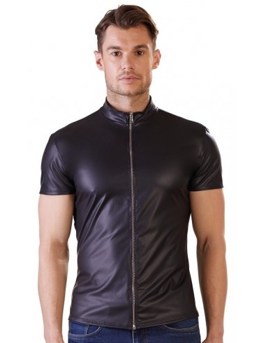 Veste Noir Mat Avec Zip  