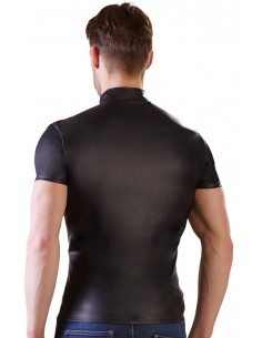 Veste Noir Mat Avec Zip   2