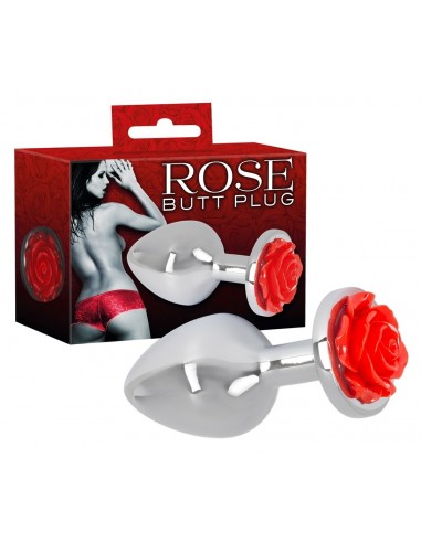 Gode Anal en Aluminium  Rose Butt Plug