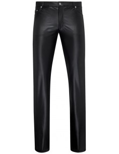 Pantalon Noir Mat Coupe Jean   2