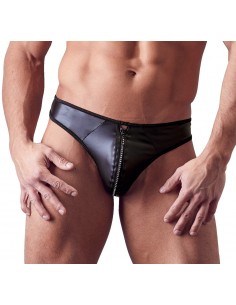 String Noir Effet Mouillé...