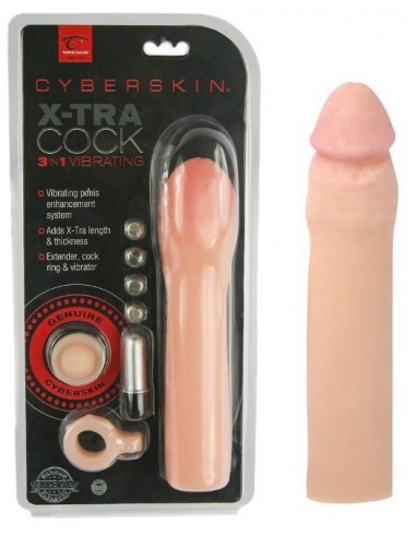 Gaine vibrante en Cyberskin haut de...