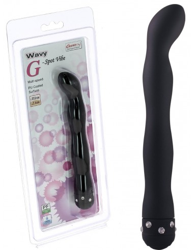 Vibromasseur Diamond Noir Wavy GSpot