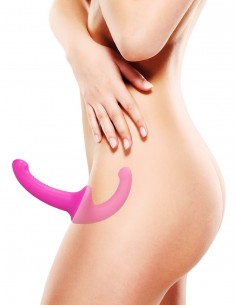 Double Gode Strapless Rose 2