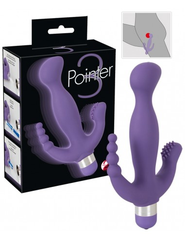 Vibromasseur Pointer Triple Stimulation