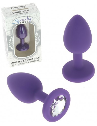 Plug Diamond Pourpre en Silicone  Ø...