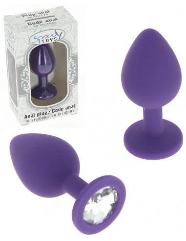 Plug Diamond Pourpre en Silicone  Ø...