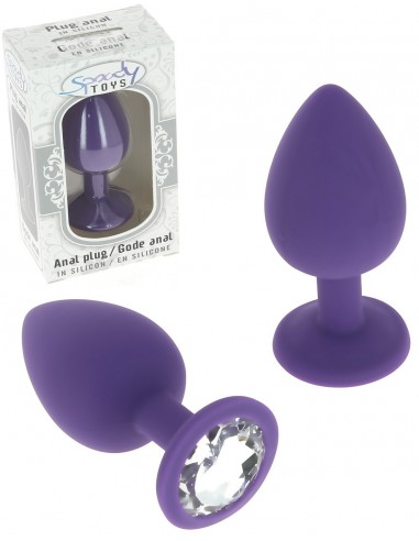 Plug Diamond Pourpre en Silicone  Ø...