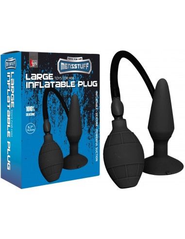 Plug Anal Gonflant avec Ventouse  Large