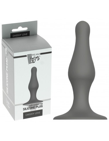 Plug Anal gris en Silicone Chekky...