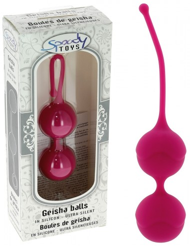 Boules de Geisha en Silicone Fuchsia...